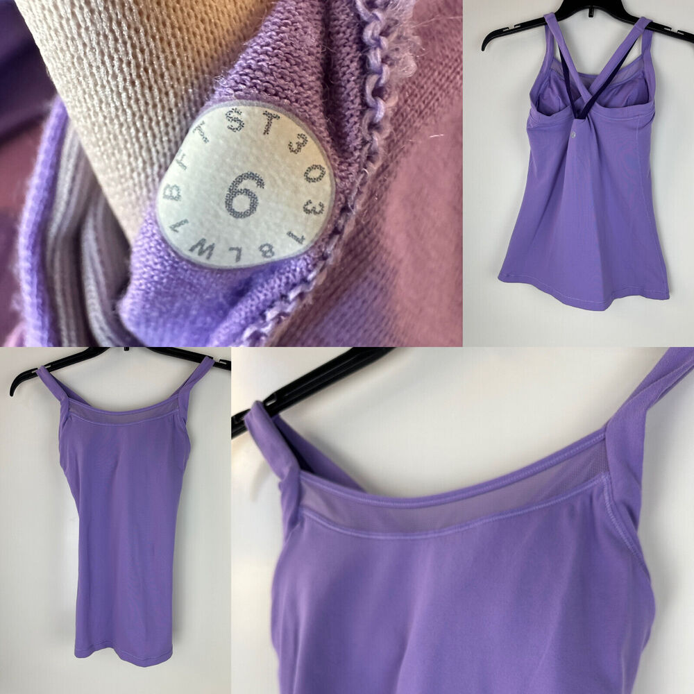 Lululemon Huge Bundle Lot Of 9 Sleeveless Work Out Tank Tops Womens Size 6 *Flaw - Picture 4 of 16